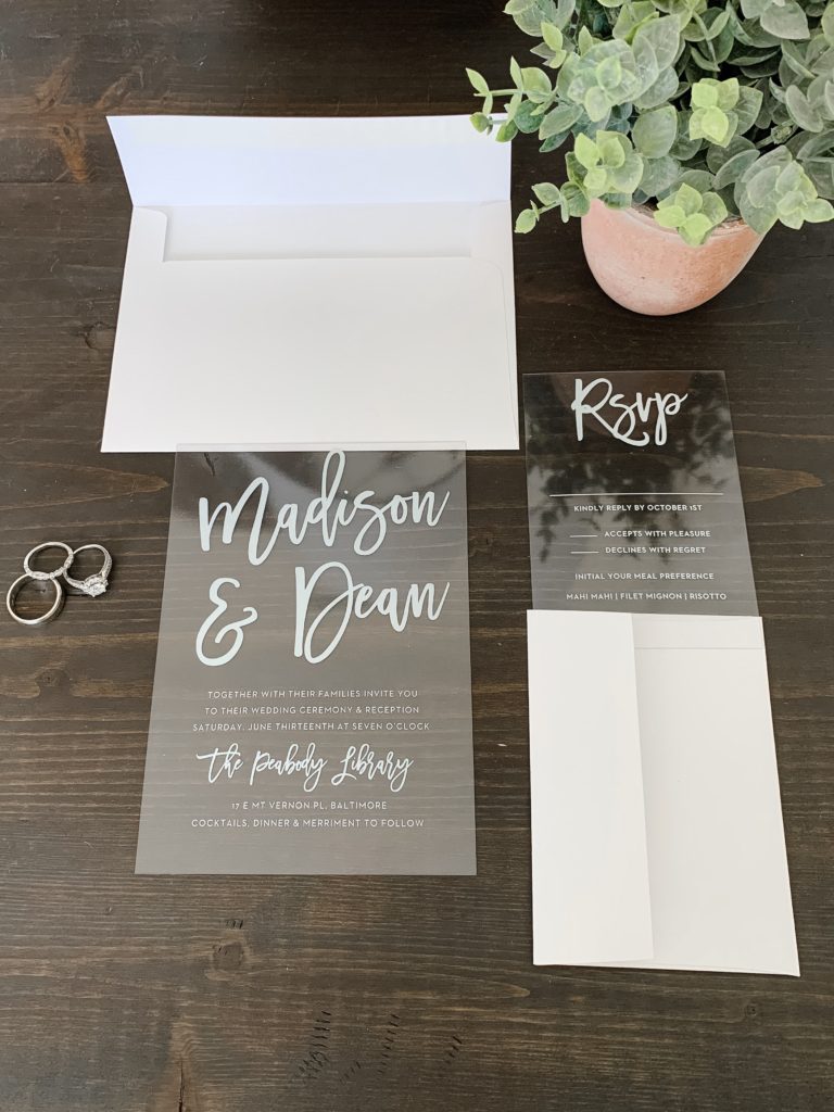 clear-wedding-invitations - The Holtz House